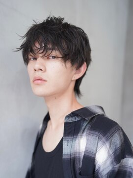 ニコ トウキョウ ロジック(nico TOKYO Logic) シャドウパーマスパイラルパーマメンズウルフマッシュ