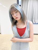 ステップボーンカットオオサカ(STEP BONE CUT OSAKA Via TICK-TOCK)&nbsp;【ステップボーンカット】デザインカラーミディアム