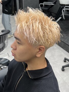 メンズ サロン ドット トウキョウ 町田店(men's salon dot. tokyo) ハイトーンスパイキーショート/ブリーチカラー