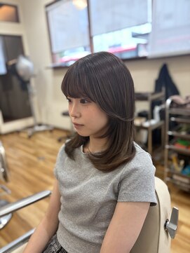 ココカラヘアー プラス(cococara‐hair plus) 顔まわりレイヤー×明るめ透明感カラー