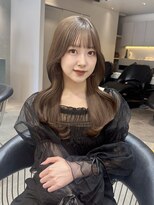 ロンド ロワール 門前仲町(Lond Loire)&nbsp;韓国レイヤーカット/くびれ巻き/前髪顔周り/セミディ[門前仲町]