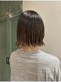 イルミナカラー/マッシュボブ/グラデーションカラー