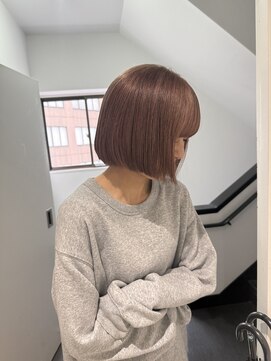 ヘーゼル 博多(HAZEL.) ピンクベージュ/ボブ