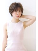 丸型丸みショートボブ