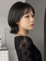 サンド クリア 横浜本店(sand clear)&nbsp;韓国風レイヤーボブ巻ける縮毛矯正
