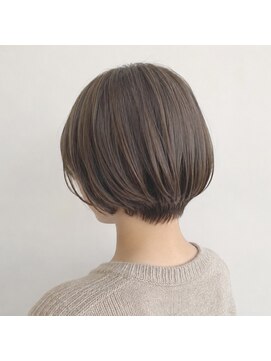 アンリエラ(Unliera) 30代女性人気丸みショート/グレージュ/松山美容室