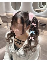 ヘアセットクラン リリー 東梅田店(hair set Clan lily)&nbsp;ツインテール／梅田ヘアセット
