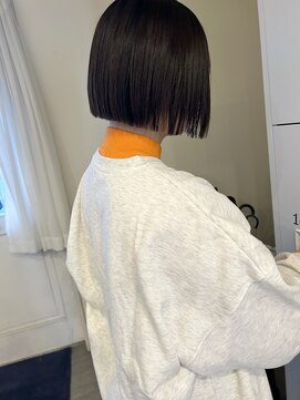カノエ 山口矢原店(canoe) 切りっぱなしボブ