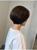 丸みショートボブ