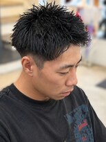 リット 天文館店(Lit.)&nbsp;スパイキーショート アップバング ツーブロック 刈り上げ