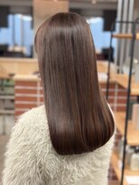 モコヘアーフロール(MOCO hair flor)&nbsp;ピンクブラウンでツヤ感たっぷりに♪