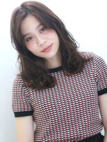 アンネル(An nelle)&nbsp;【An nelle】ボルドー・ヴェールウェーブ・センターパート