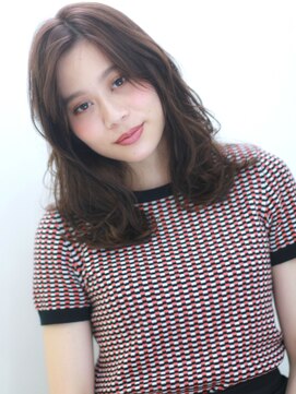 アンネル(An nelle) 【An nelle】ボルドー・ヴェールウェーブ・センターパート