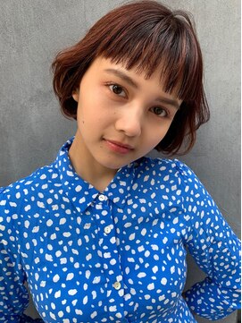 シー バイ ロンド 新宿(Sea by Lond) 内巻きでも外ハネでもOK！ミニボブ ヘアー　新宿