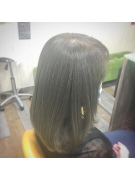 ヘアースペース 練馬店(hair space COCO) 白髪染めアッシュグレー