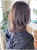 白髪染めでも透明感あるグレージュダブルカラー梅ヶ丘美容室