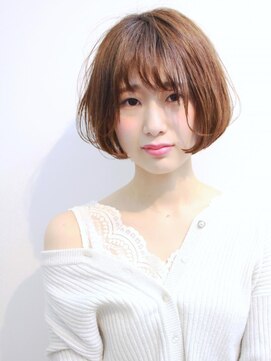 モリオ フロム ロンドン 成増店 【morio成増】かわいいショートボブ☆ブランジュ春カラー