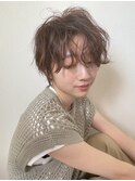 【二階堂光孝】ハンサムショート丸み◎アンニュイパーマベージュ