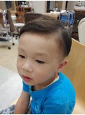 仙台D サイドパート/フェード/刈り上げ/七三仕上げ 七五三style