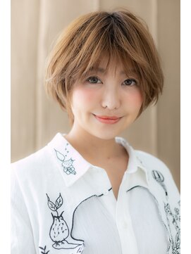 カバーヘア ブリス 川口(COVER HAIR bliss) 外国人風こなれハイトーン小顔束感ショートZ川口10代20代30代