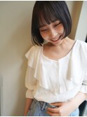 【NOUS】ボブ/ショート/前髪カット/艶髪/前髪縮毛矯正