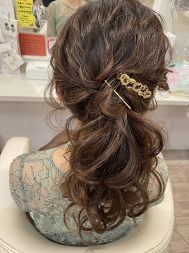 セットサロン フルール(Fleur) ふわふわ立体感♪ポニーテール