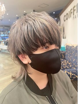 コワファースト 大分(COIFF1RST) ウルフでインナーローライトカラー