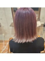 ブラフヘアー(Bluff hair) 切りっぱなし外ハネボブ