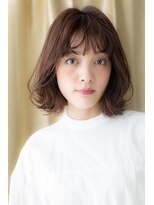 カバーヘアアンドスパ ブリス 浦和(COVER HAIR&SPA bliss)&nbsp;くせ毛風ふんわりカールショコラアッシュTb2浦和20代30代40代