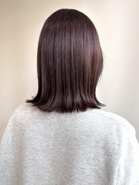 クイントネオリーブ 自由が丘正面口店(quint:neolive) 鎖骨ロブ × cherry red