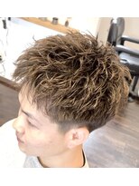 ヘアーショップケイ(HAIR SHOP K.)&nbsp;似合わせショート×ラフカールパーマ