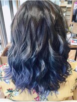 ヘアーショップ エヌアンドエー 越谷店(hair shop N&A)&nbsp;イヤリングカラー・大人ミディ