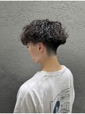 メンズ波巻きパーマ