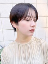 ソーコ 渋谷(SOCO) 大人ショートボブ黒髪ショートカットマッシュショート前髪あり