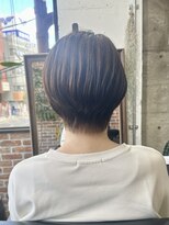 ヴィップルーム(viproom)&nbsp;マッシュショート/アッシュカラー/ツヤ髪スタイル/黒髪スタイル