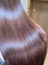 プリモ ココ 鍋島店(Primo coco.) 髪質改善カラー/ワインレッド