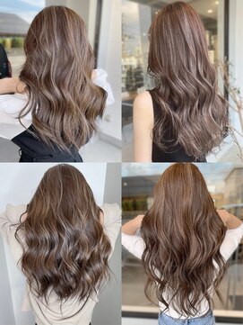 アース 明石店(EARTH) 20代30代ハイライトバレイヤージュブリーチ立体感透け感