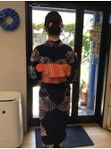 浴衣着付け