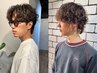 メンズカット＋全体カラー＋パーマ　￥18150 ［栄/メンズパーマ/19時以降］