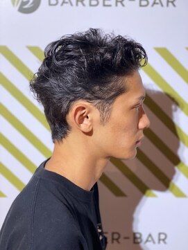 バーバーバー 四谷(BARBER-BAR) ビジネス爽やかニュアンスパーマスタイル