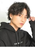 【BLEACHi】スパイラルパーマセンターパート ツーブロック大人