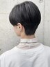 【小顔効果】メンズカット&ナチュラルストレート＆眉カット