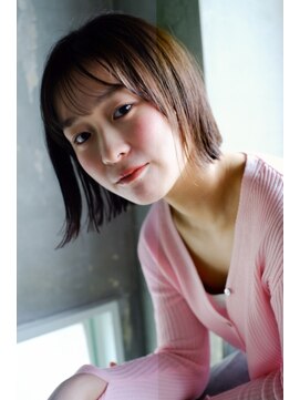 ファイン 美容室 深川店(FINE) 20代30代40代ピンクアッシュ髪質改善カラー艶感ストレート