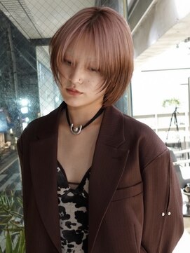 カート バイ デコ(Kurt by DECO) 暗染履歴を活かした、デザインカラー　ピンクベージュ　英心