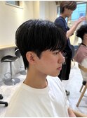 カットのみで作る韓国風マッシュ