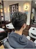 MEN’S HAIR/サーフカール/刈り上げセンターパート/印西