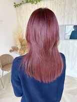 ルヴェール 北方店(LeVert) チェリーピンクカラー/髪質改善oggiottoトリートメント