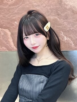 ロンドガーネット 池袋(Lond garnet) 暗めカラー/韓国風巻き/レイヤーカット/髪質改善/縮毛矯正/池袋