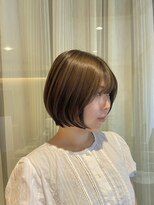 ザザ ZA/ZA 神楽坂&nbsp;まるみボブx透明感オリーブベージュ