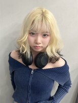 ティント 梅田(Tint) 【KENT】ブロンド裾ブラックカラー《大阪梅田駅》